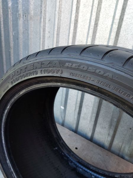 Шини б/у 295 30 R19 Bridgestone Potenza RE050A 251162 фото