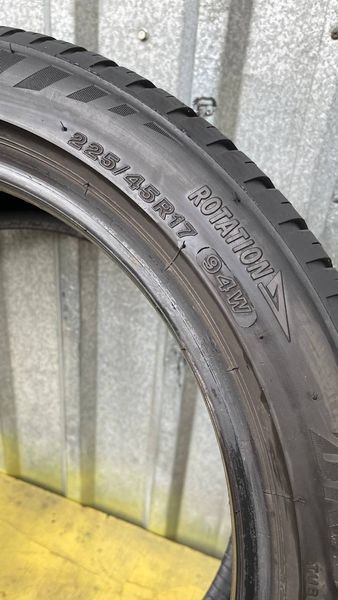 Шини б/у 225 45 R17 Bridgestone Weather Kontrol A005 evo 253149 фото