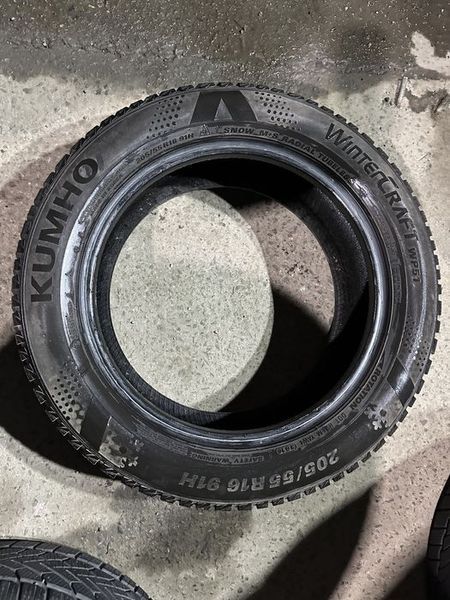 Шины б/у 205 55 16 Kumho WinterCraft 240248 фото