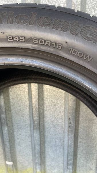 Шины б/у 245 50 R18 GoodYear Efficient Grip rft 265180 фото
