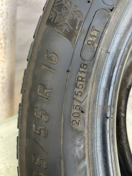 Шини б/в 205/55 R16 Michelin Alpin 6 267313 фото
