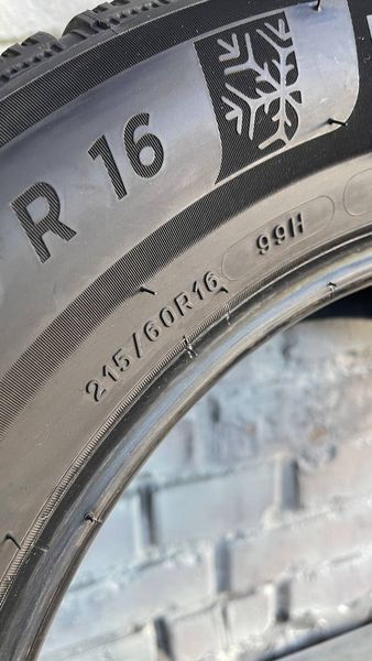 Шины б/у 215 60 R16 Michelin Alpin 6 265598 фото