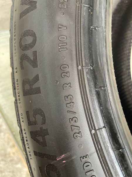 Шины б/у 275/45 R20 Continental EcoContact 6 265442 фото