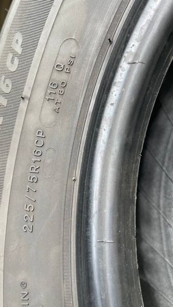Шини б/у 225 75 R16C Michelin Agilis Camping 265250 фото