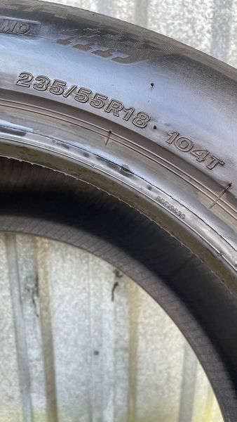Шини б/у 235 55 R18 Bridgestone Turanza T005 265137 фото