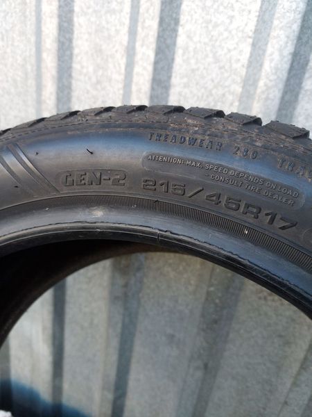 Шини б/у 215 45 R17 GoodYear Vector 4 Seasons Gen2 241606 фото
