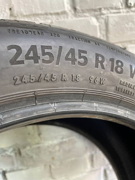 Шини б/в 245/45 R18 Continental EcoContact 6 265501 фото